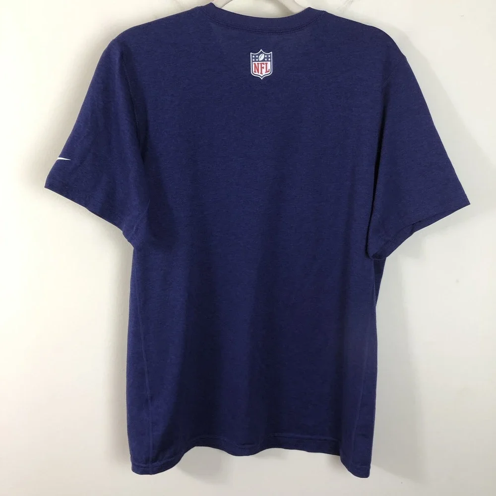 Nike Dri-Fit Baltimore Ravens NFL Football Short Sleeve T-Shirt Men's M Purple